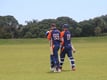 Andrew Goldsmith and Mark Divehall opening the batting in the clubs 1st Premier Game
